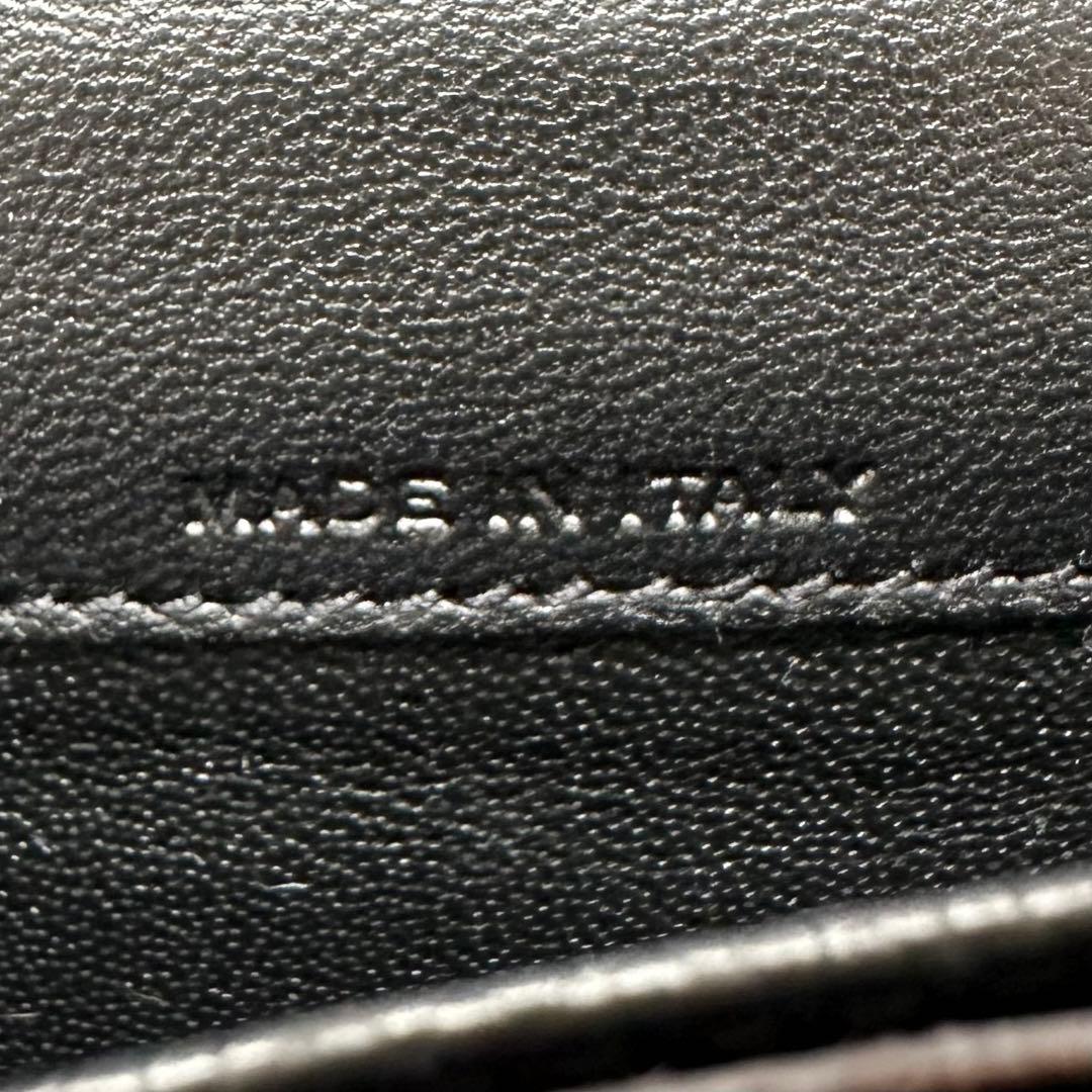 未使用級✨サンローラン カードケース 名刺入れ レザー ブラック ビジネス