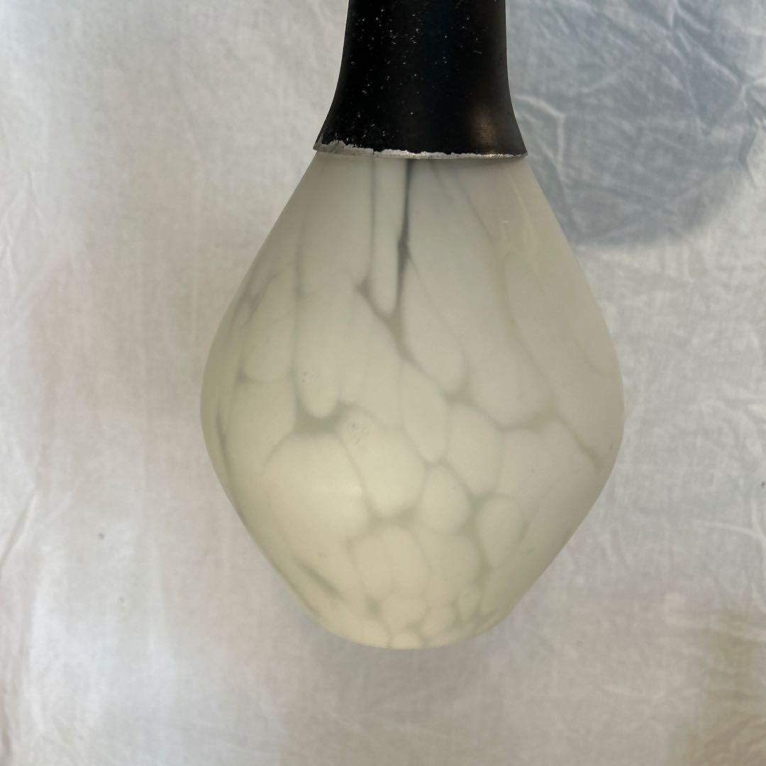 昭和レトロ　北欧風　ペンダントライト　乳白ガラス　照明　カフェバー　喫茶店