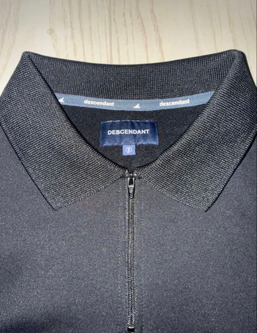 DESCENDANT/CETUS POLO JERSEY (BLACK)サイズ2