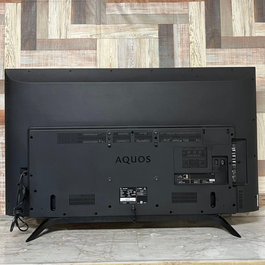 即日受渡❣️全国送料込シャープ50V型液晶 テレビ AQUOS 2番組同時録画可