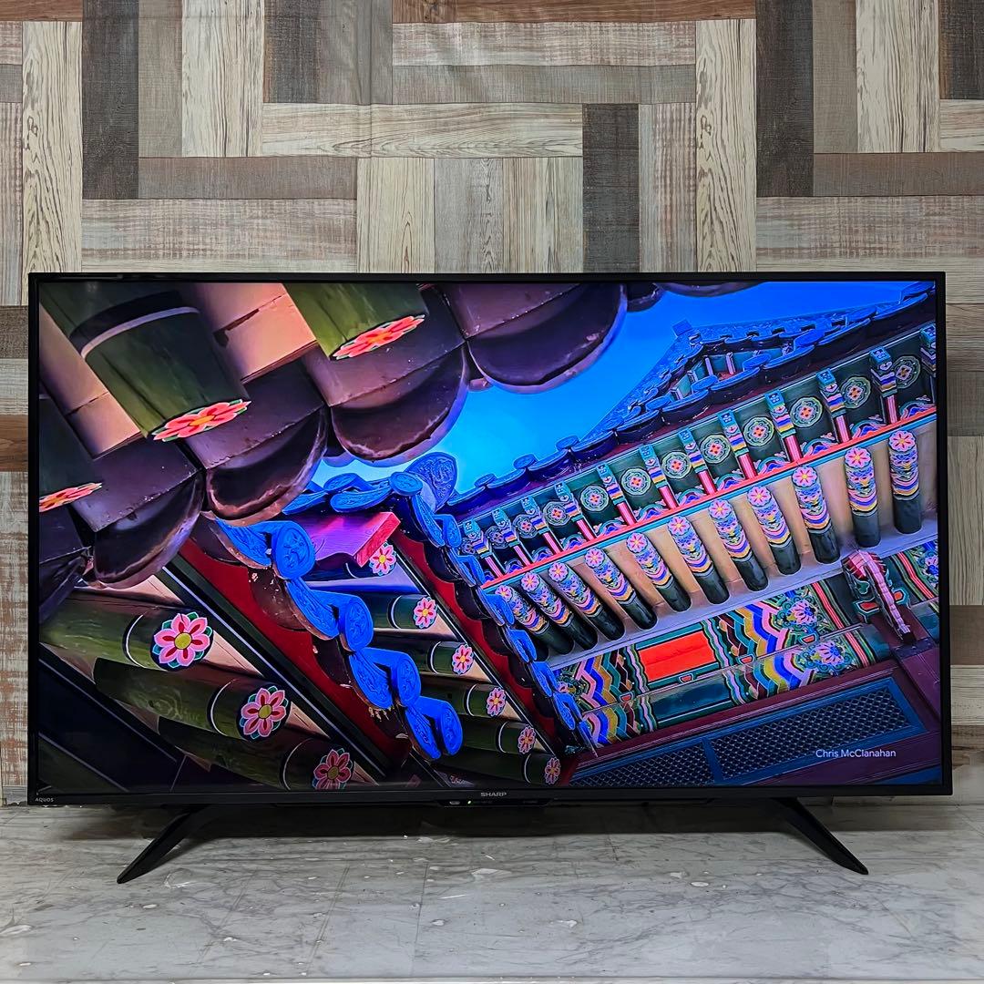 即日受渡❣️全国送料込シャープ50V型液晶 テレビ AQUOS 2番組同時録画可