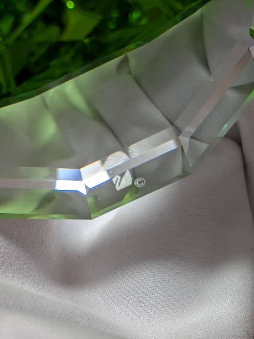 スワロフスキー　クリスマスツリー　大サイズ　高さ約18cm