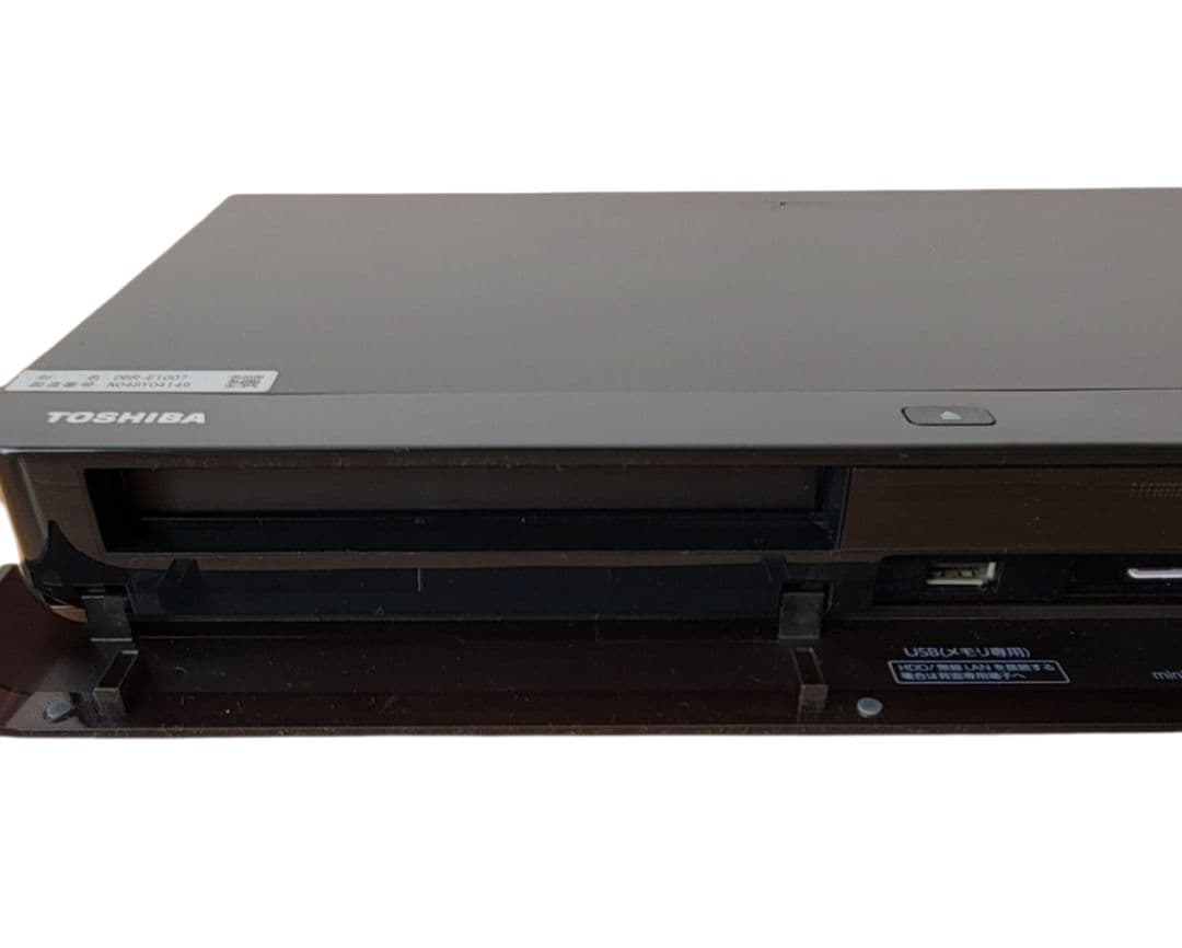 【美品】18年製　東芝 REGZAブルーレイ 形名:DBR-E1007