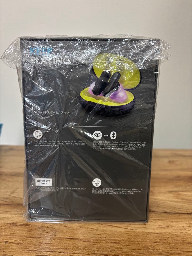 ロジクール G FITS ブラック ワイヤレスゲーミングイヤホン