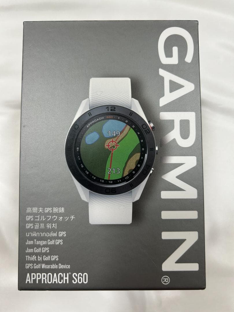 GARMIN Approach S60 GPSゴルフウォッチ　ホワイト