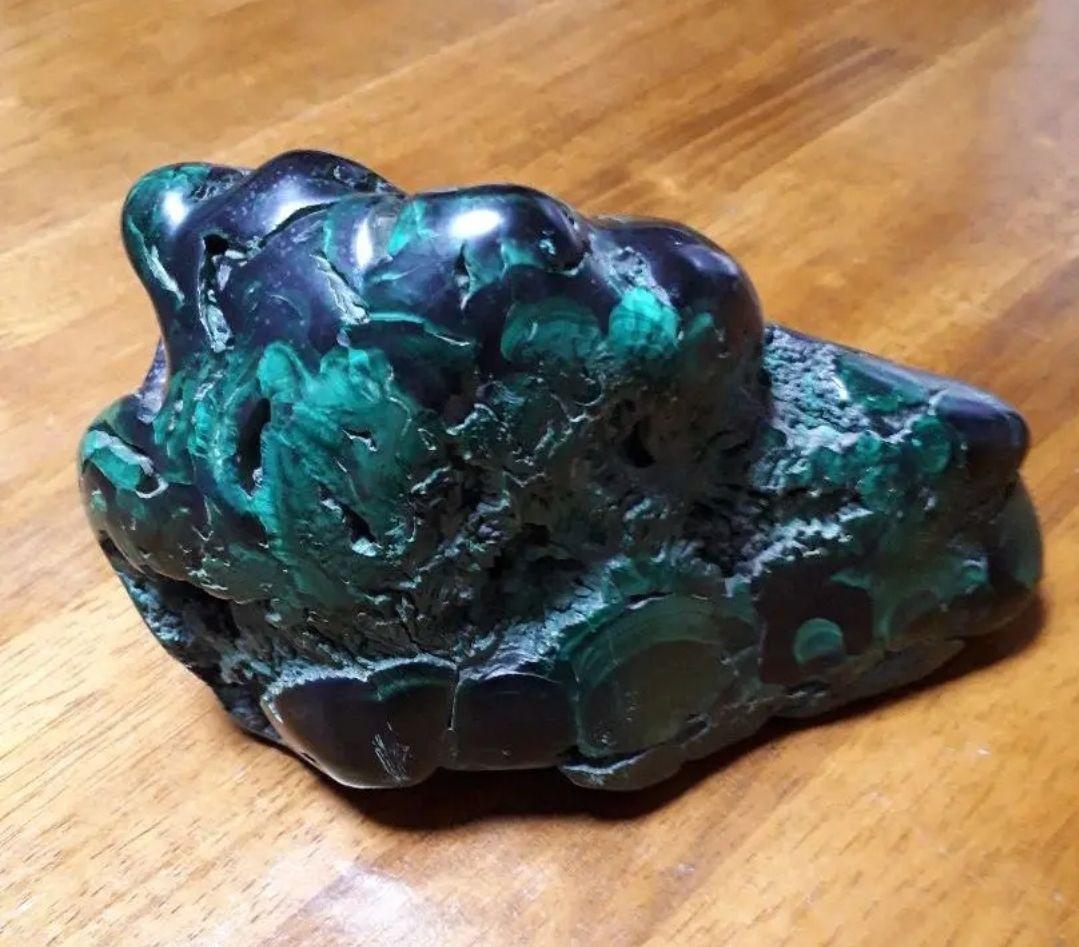 貴重大サイズ　孔雀石　マラカイト