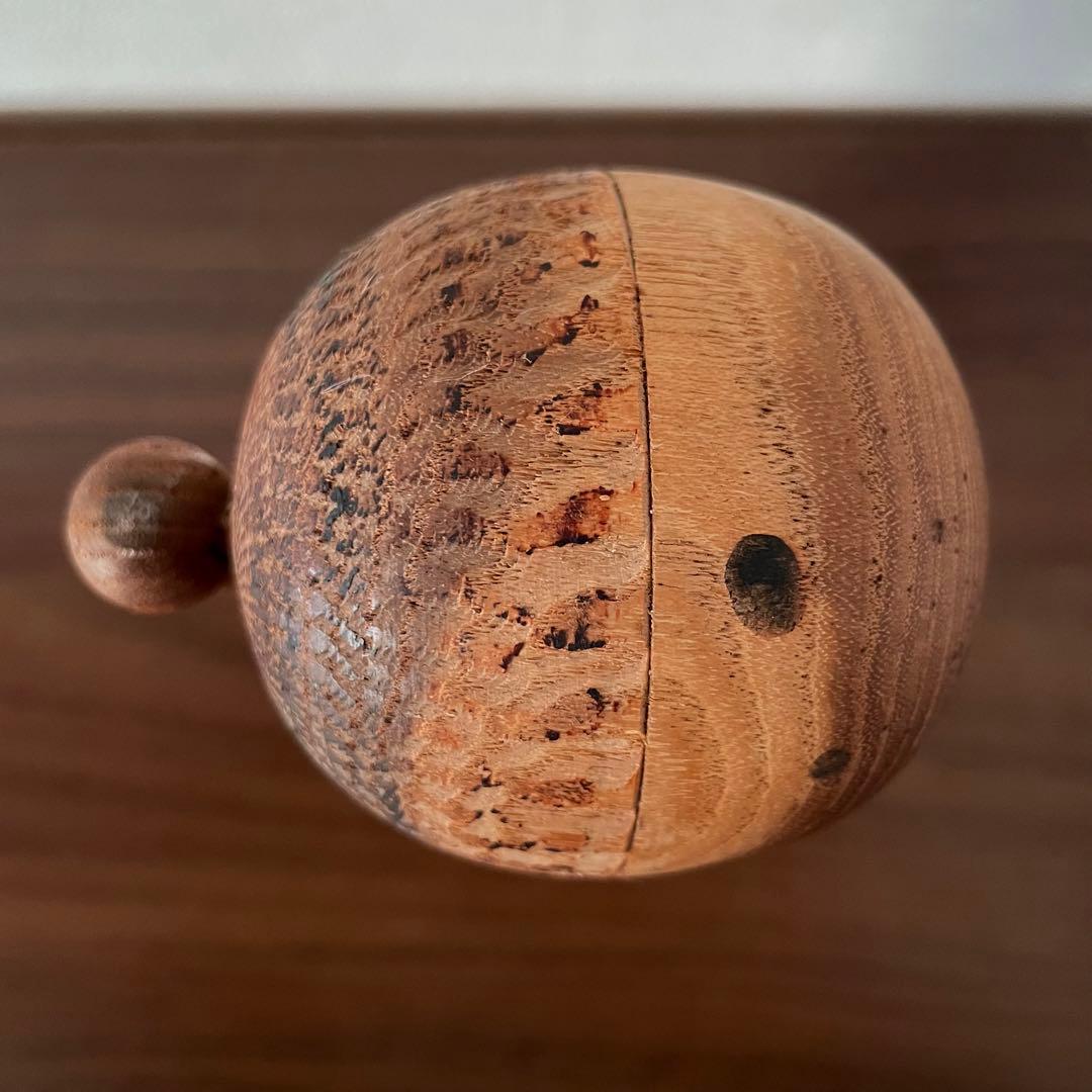 ペア 石原 日出男 Hideo 創作 こけし 可愛い レトロ kokeshi