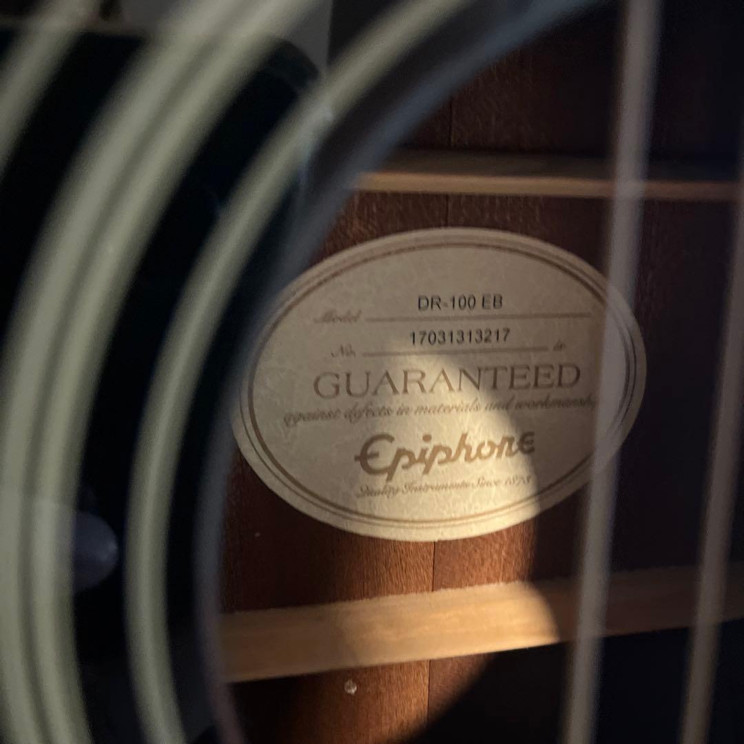【値下げしました】Epiphone DR-100EB