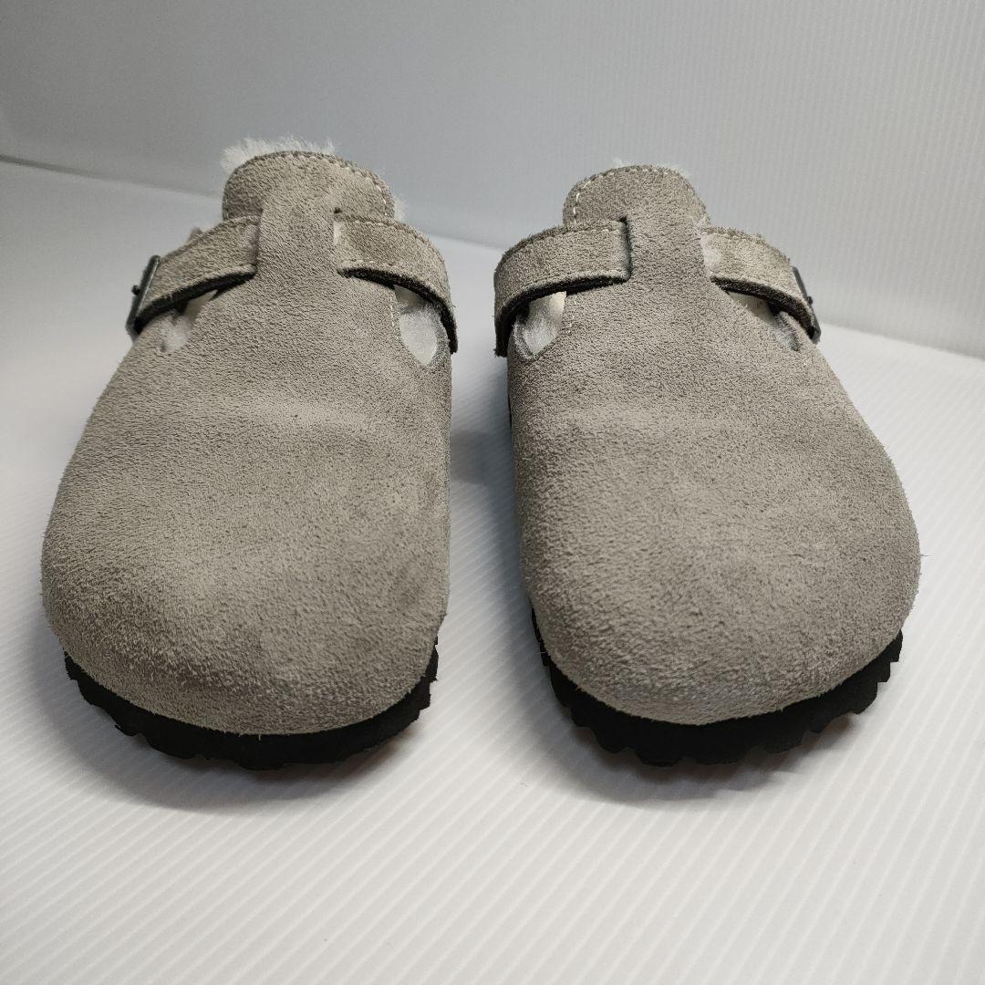【極美品✨️】BIRKENSTOCK22.5cm ボストン　トープグレー着用モデ