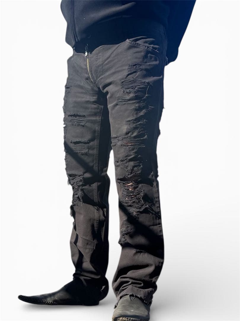 希少　ドルガバ　D&G クラッシュデニム　ダメージ　ロゴ　54 y2k