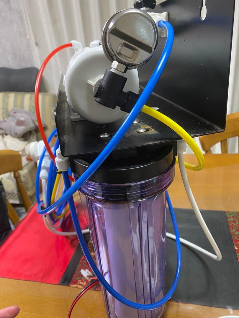 クロノスレイン アクアギーク RO浄水器 加圧ポンプ付き RO水