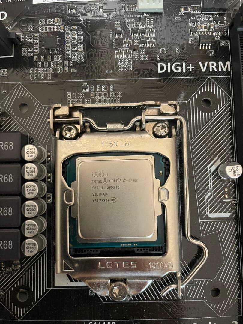 ASUS H97-PLUS i7 4790K CPUクーラーセット