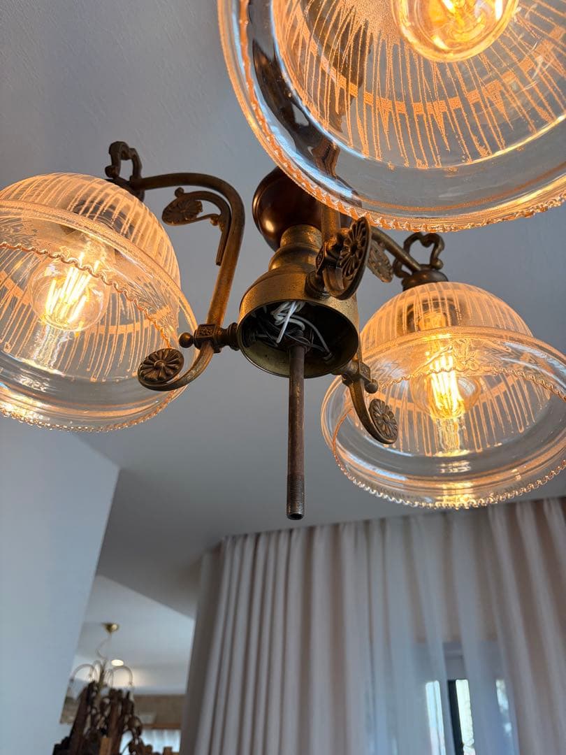 ヤマギワ　yamagiwa アンティーク　照明　レトロ　シャンデリア