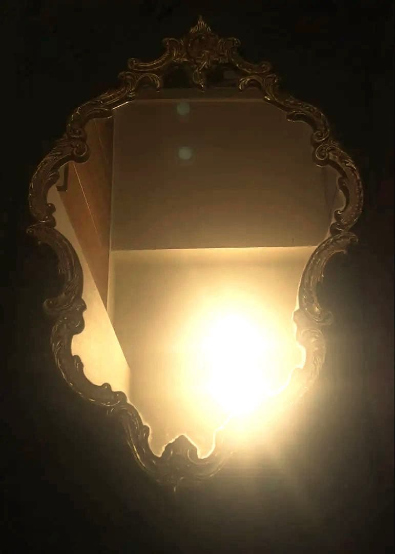 アンティーク鏡　レトロ　ドレッサー