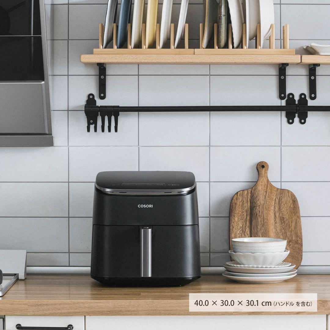 極美品　COSORI ノンフライヤー ブラック　6ℓ