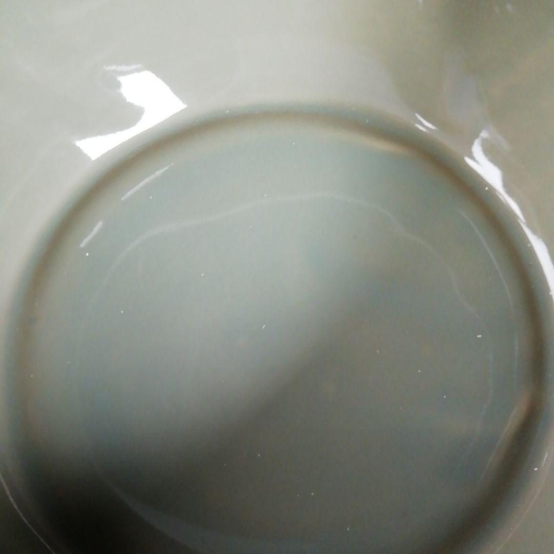 Ｗ７５　水指　『青磁　捻梅　水指』『梅峰 造』　共箱　茶道具