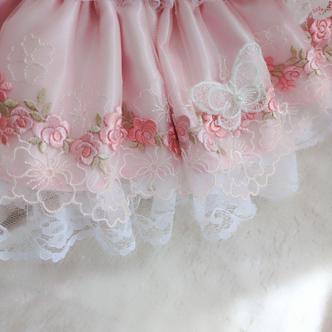ウィッシュミーメルコスチューム　メルメルドール　小薔薇のピンク系コス　1477