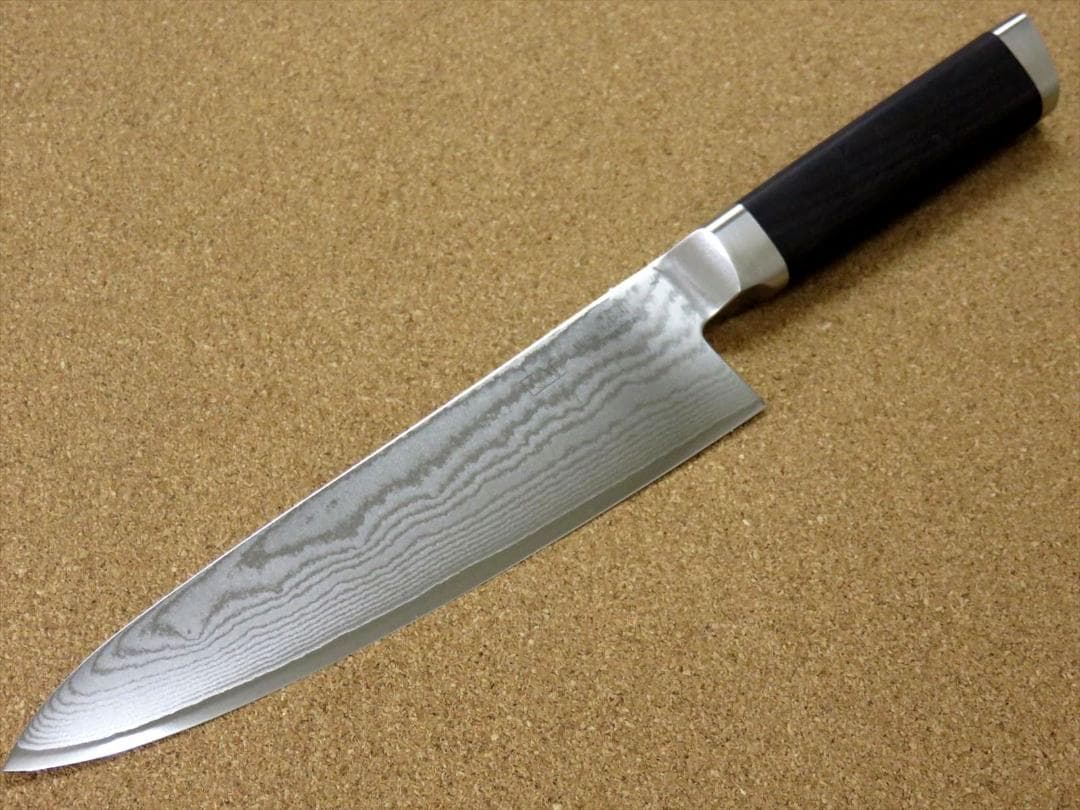 関の刃物 牛刀 180mm 貝印 関孫六 ダマスカス 33層 ステンレス 包丁