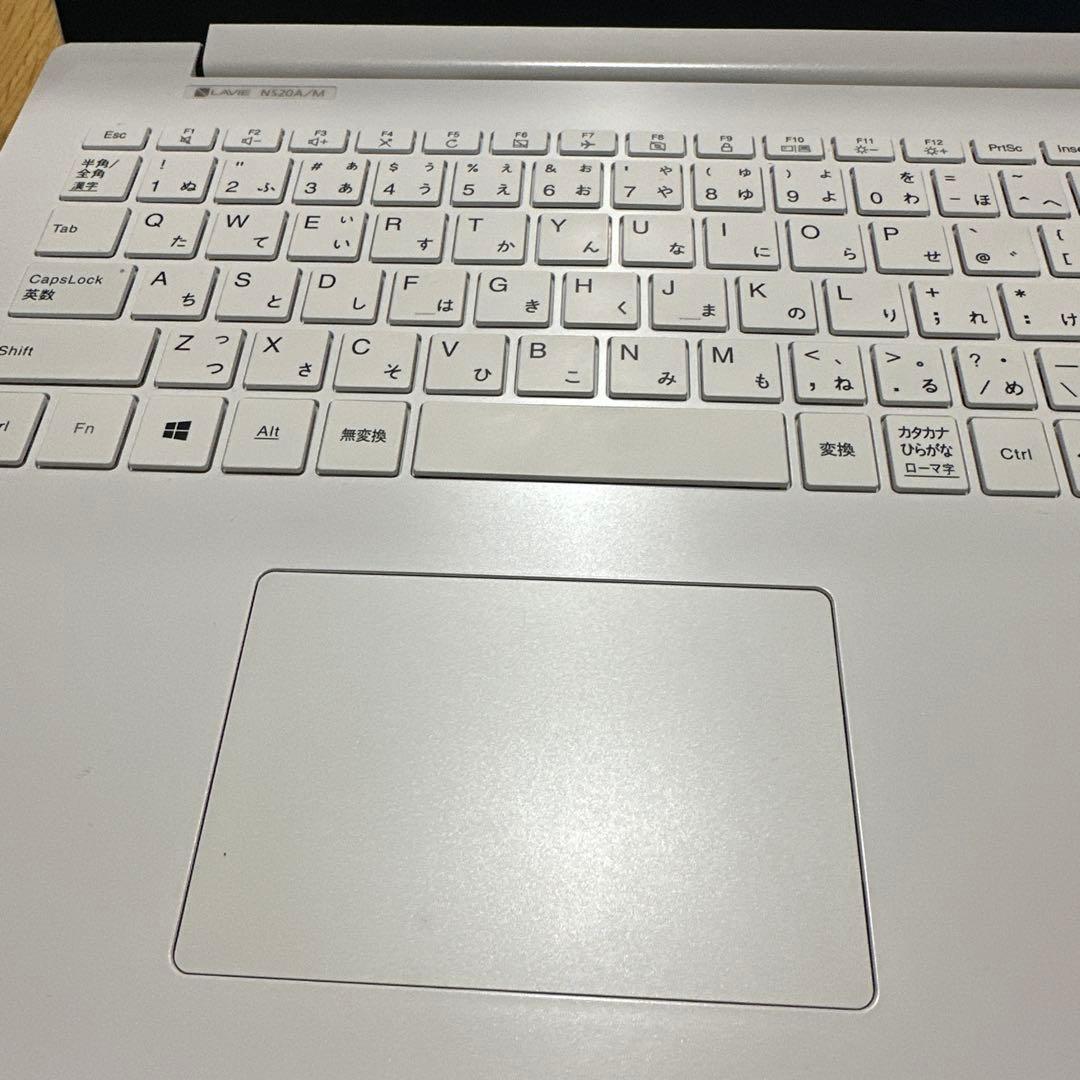 NEC LAVIE NS20A/M ホワイトノートPC ACアダプター付き