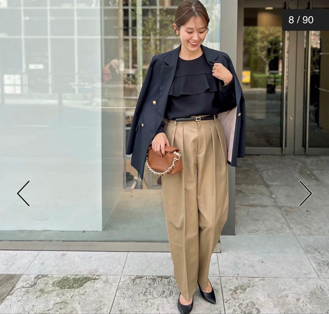 トラント⭐︎NOLLEY'S sophi ベージュワイドパンツ飯豊まりえさん