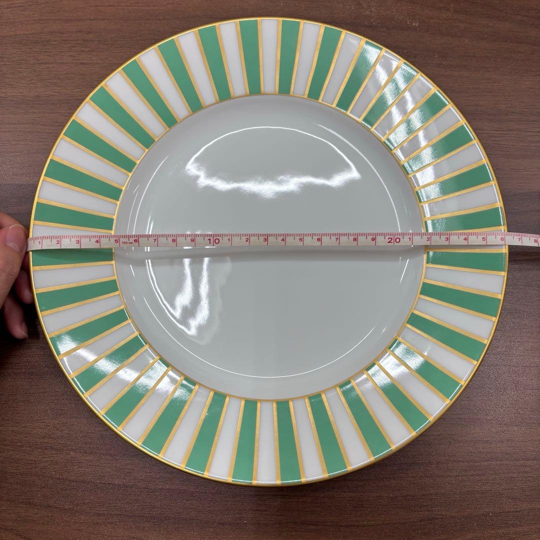 リチャードジノリ アマデウス グリーン プレート 26cm