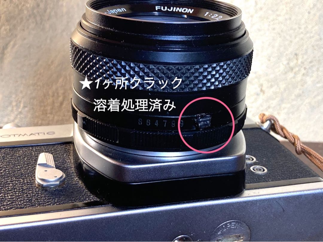 ★バブルボケ！完動美品＊初期保証★pentax sp／フジノンf2.2★作例多数