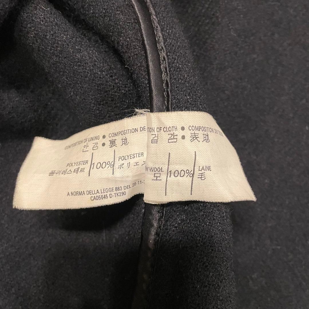 90s 英国製 グローバーオール キングストン ヘリンボーン ダッフルコート 黒