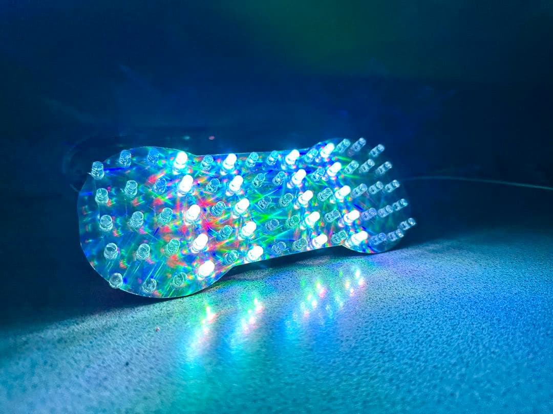 GT380 サンパチ 2灯式 RGB 流星 テール ランプ ライト レインボー