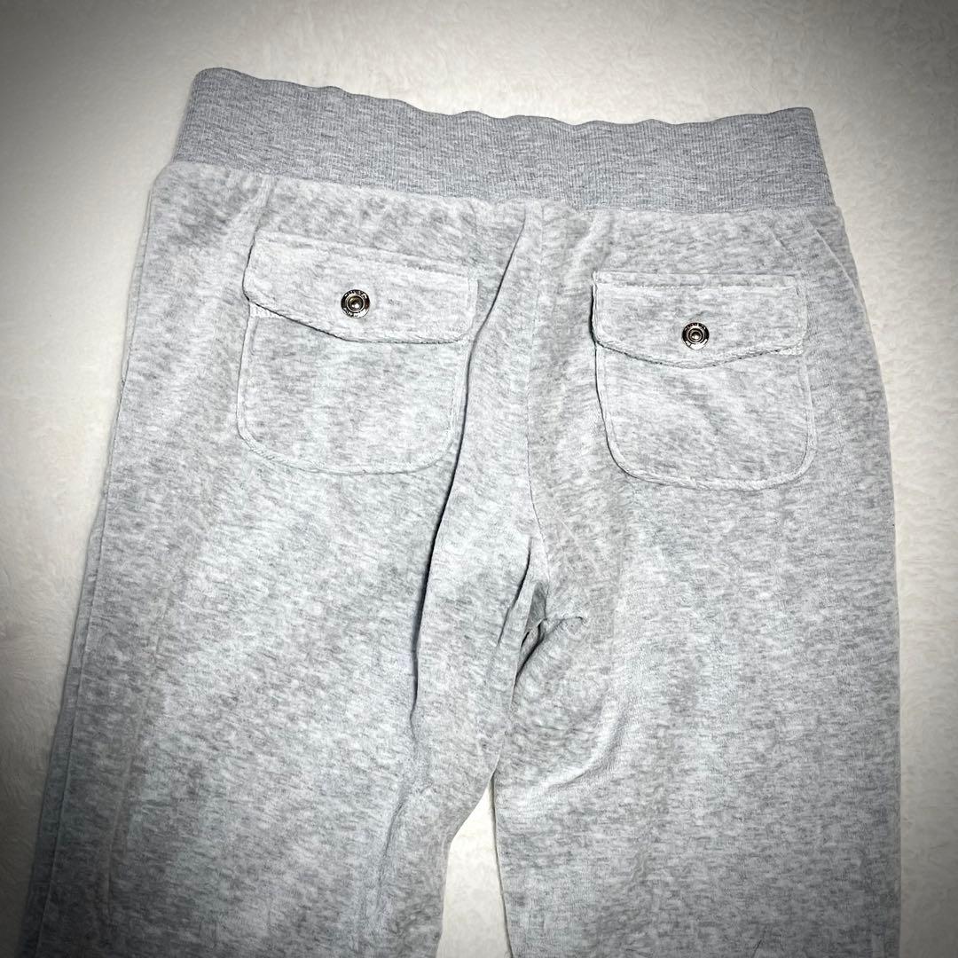 美品 ベロア セットアップ Y2K サウナスーツ スタイルアップ Ｍ グレー