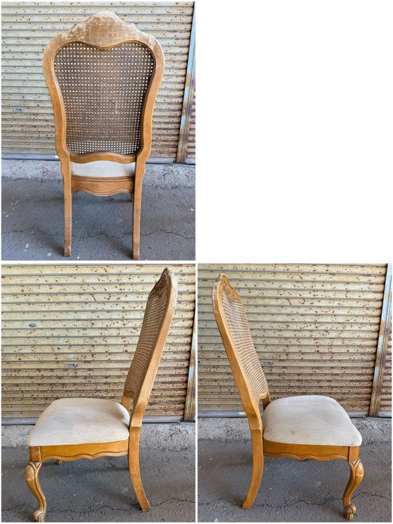 【O-1890】ロココ調 テーブル 机 デスク 書斎 アンティーク