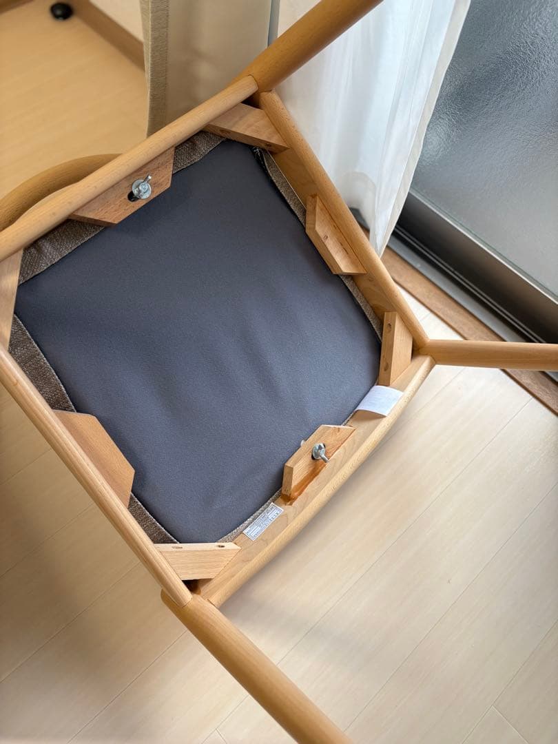 ニトリ　傷・汚れに強いファブリック ダイニングチェア Nコレクション