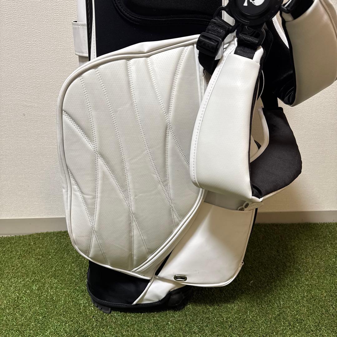 G/FORE × VESSEL キャディバッグ ホワイト 9型 スタンド破損