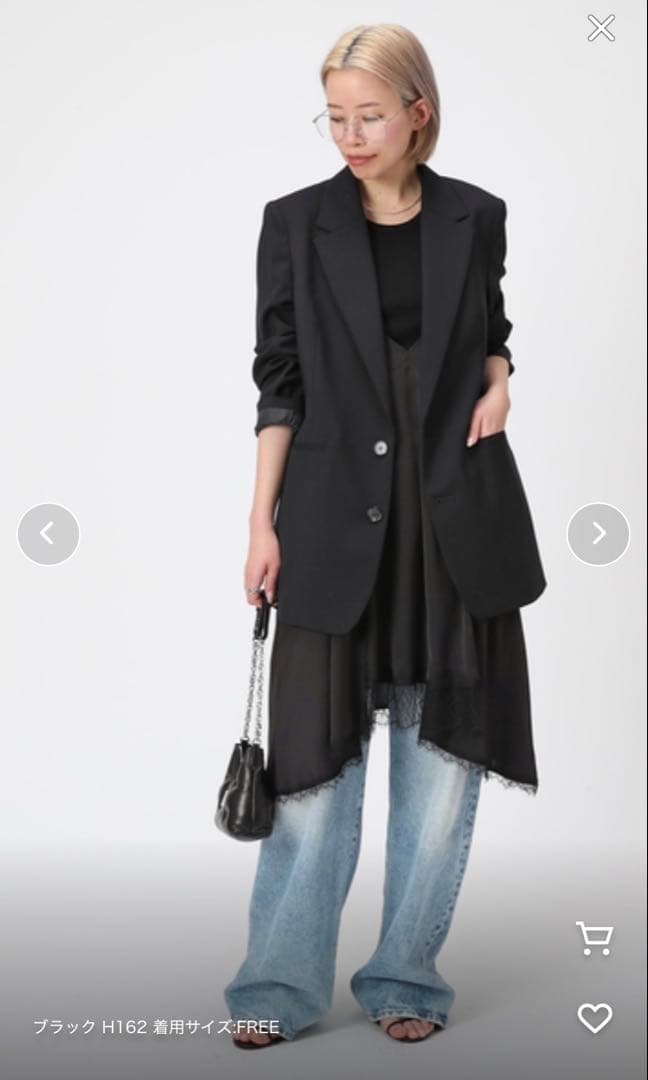 AP STUDIO レースドッキングキャミワンピース