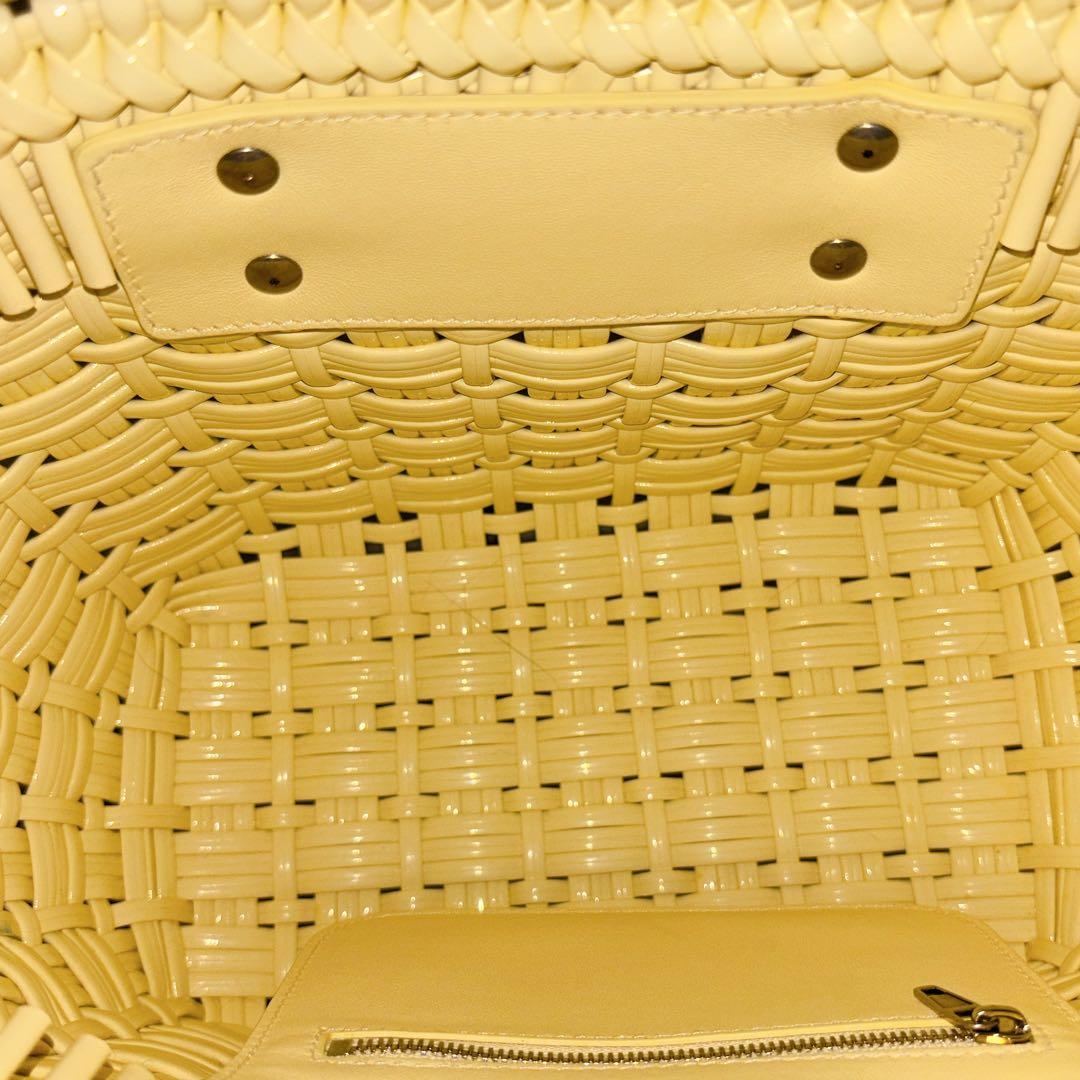 美品 BALENCIAGA バレンシアガ ビストロXS カゴバッグ ハンドバッグ