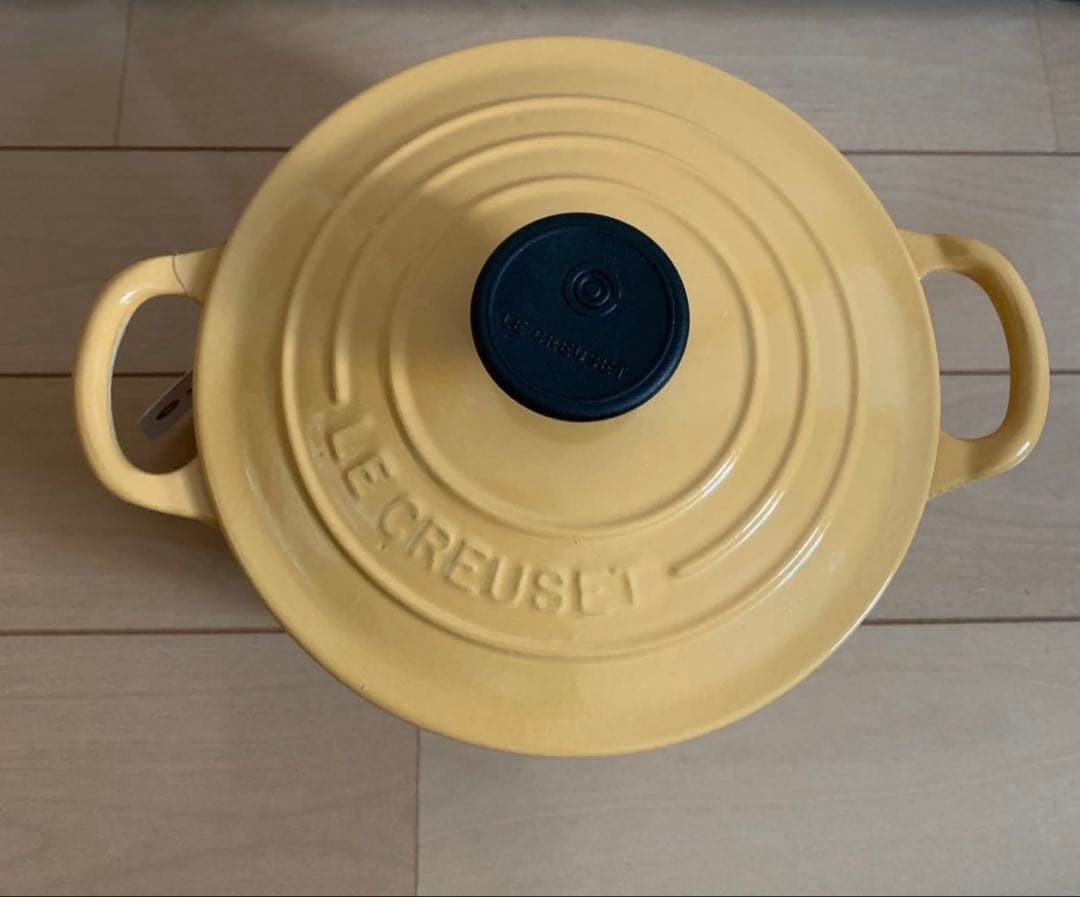 ル・クルーゼ ココットロンド　16センチ　サフラン　未使用