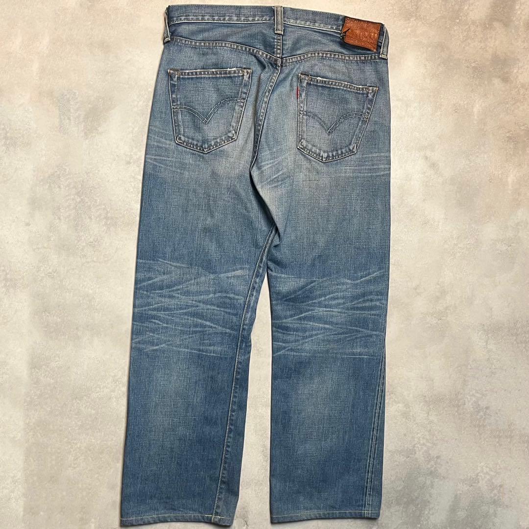 【雰囲気◎】LEVI‘S 501XX LVC1947 W36【鬼ヒゲハチノス】