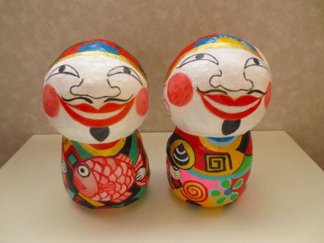 張り子人形　恵比須大黒様　ボムボムブリンさん専用