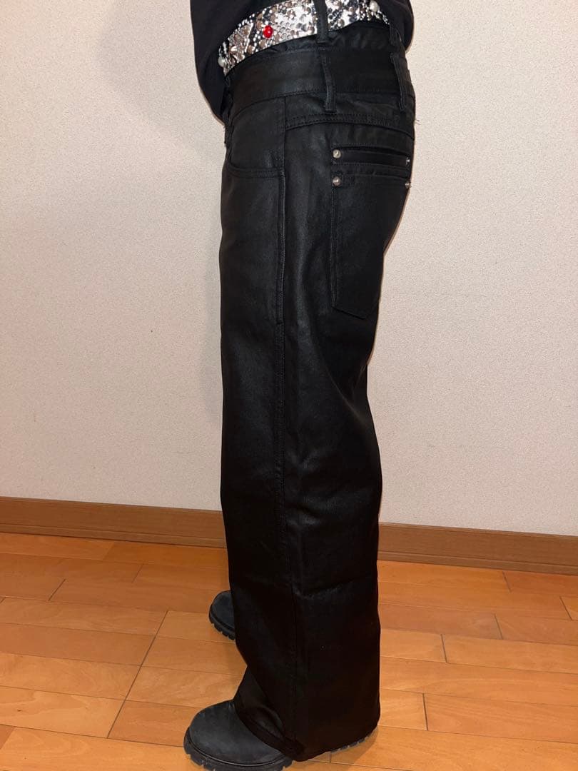 asapmode Waxed Stacked Pants 値下げ⭕️