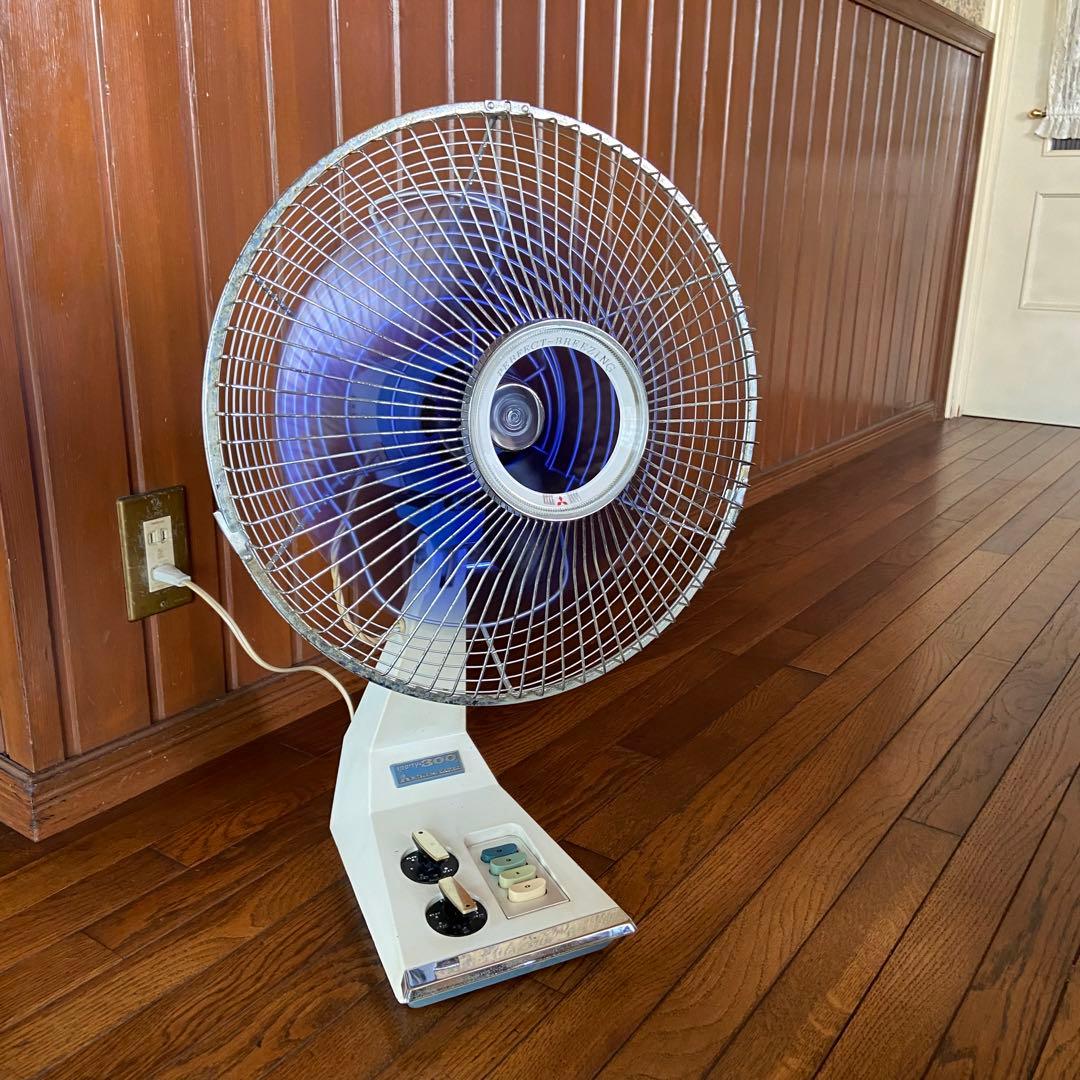 昭和レトロ　扇風機　三菱　ビンテージ　卓上扇
