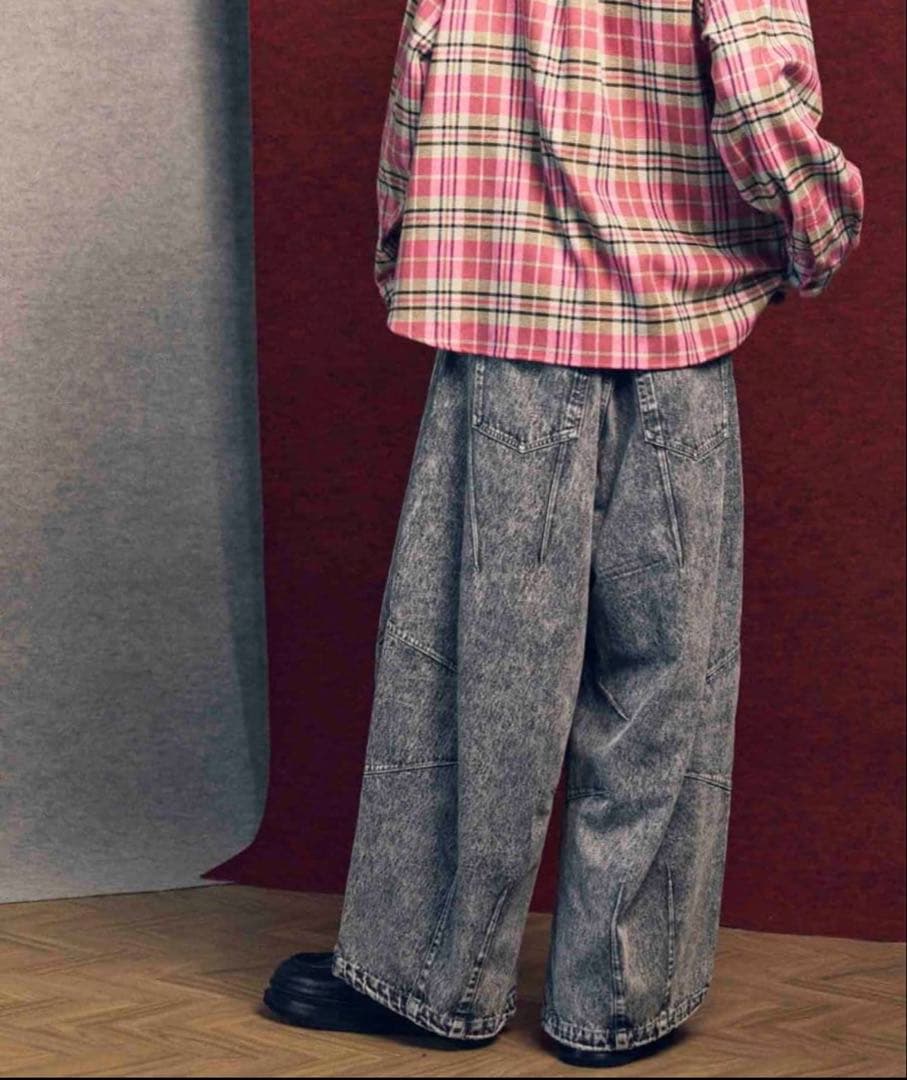 パンツ Maison Special Prime-Wide Denim Balloon