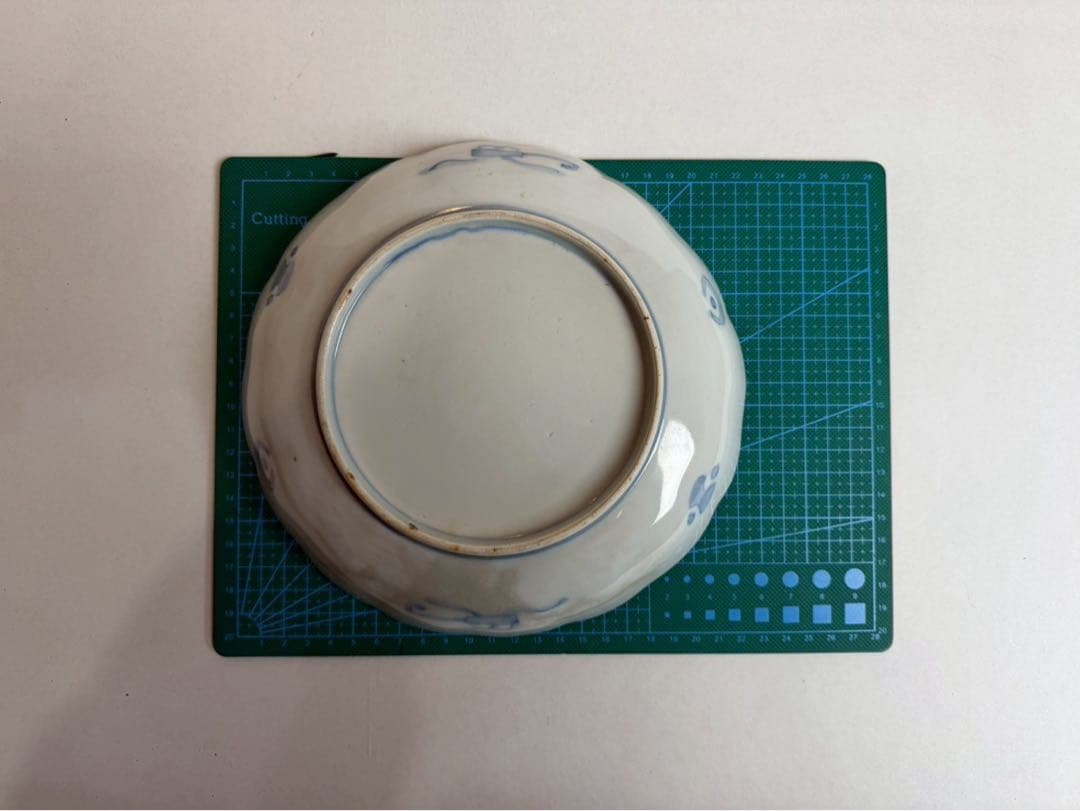 古伊万里　皿　なます　装飾　赤絵