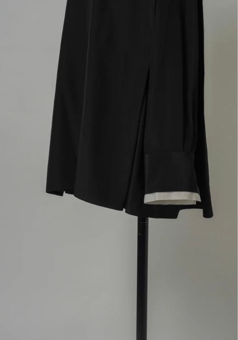 トップス LOHEN 2024SS SHOULDER TACK BLOUSE BLACK