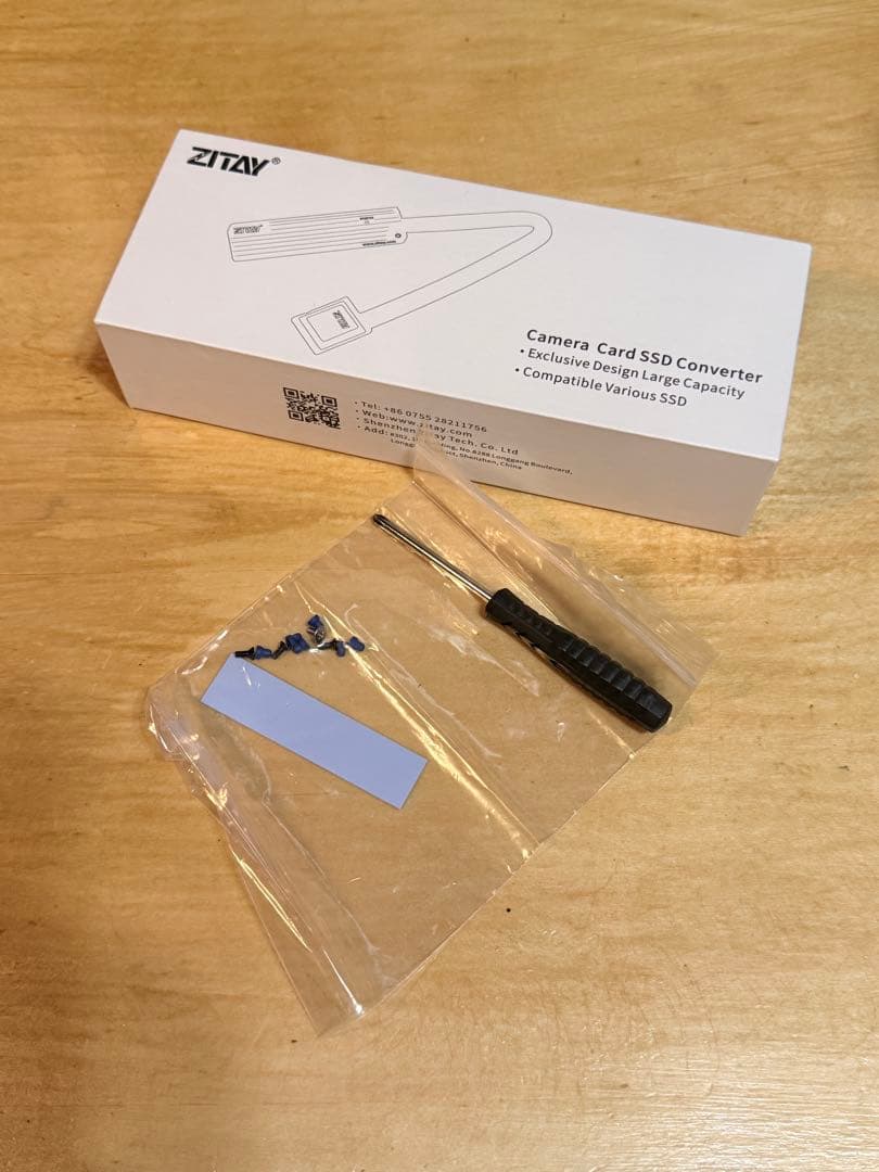 ZITAY SSD to CFexpressB ダミーカード 1TB SSD付き