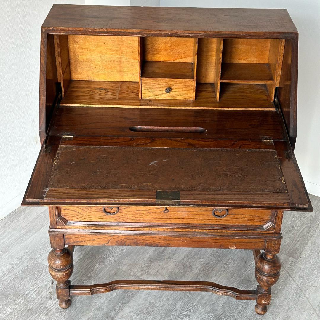 【最終値下げ】イギリス アンティーク家具 ビューロー 英国 チェスト 333A