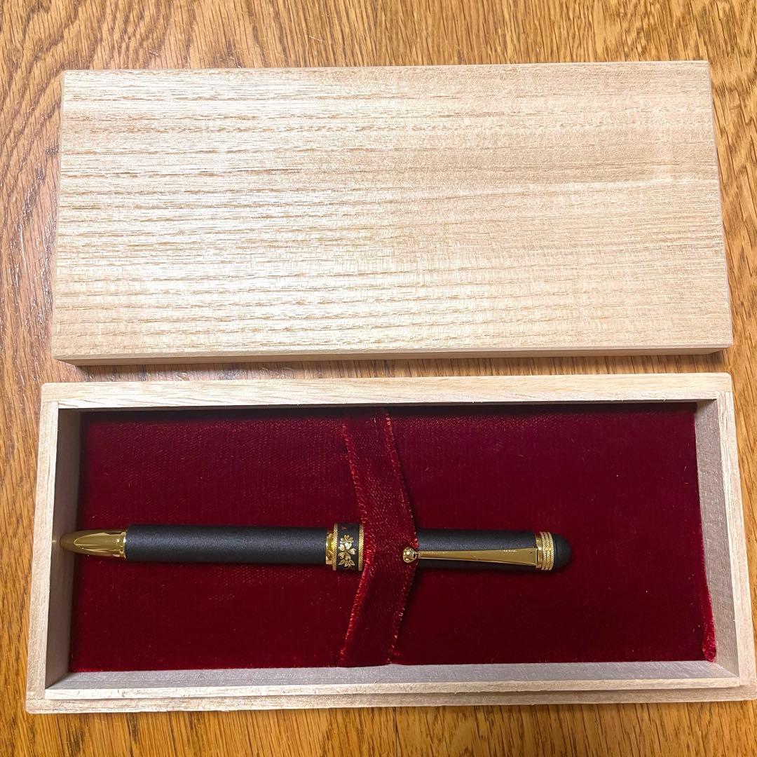 platinum ダブルアクション ボールペン サクラ　肥後象嵌