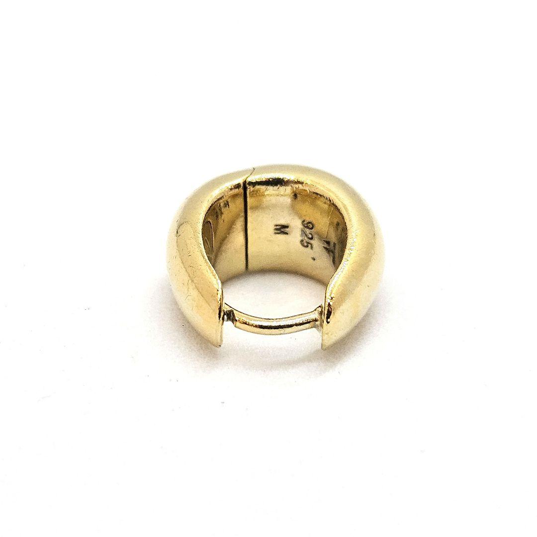 TOM WOOD トムウッド アイスフープピアス　925 ゴールドカラー 片耳