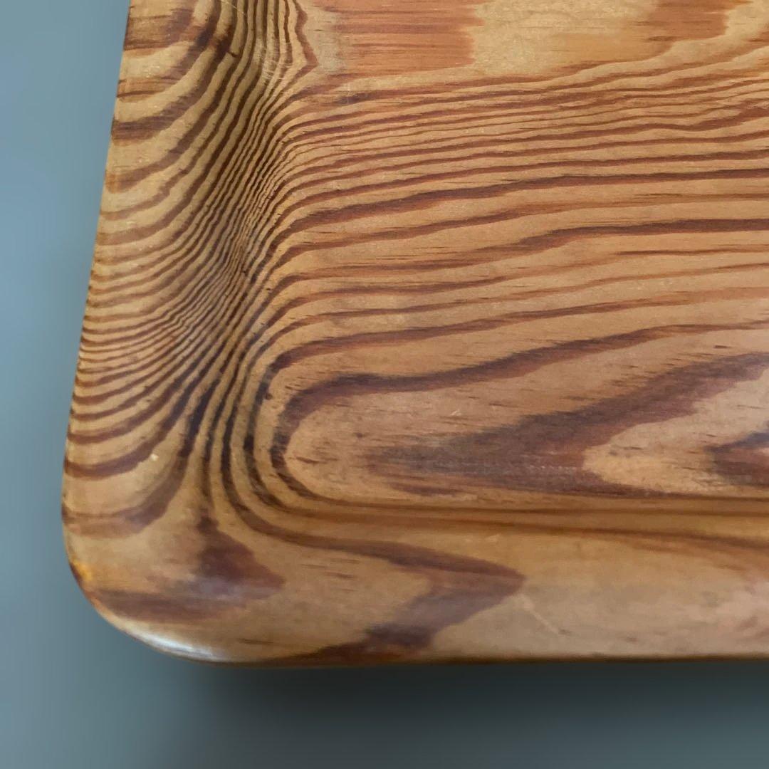 「時を纏う、肥松の角盆。」　　　　　　一献が特別になる盆　日常使いの盆