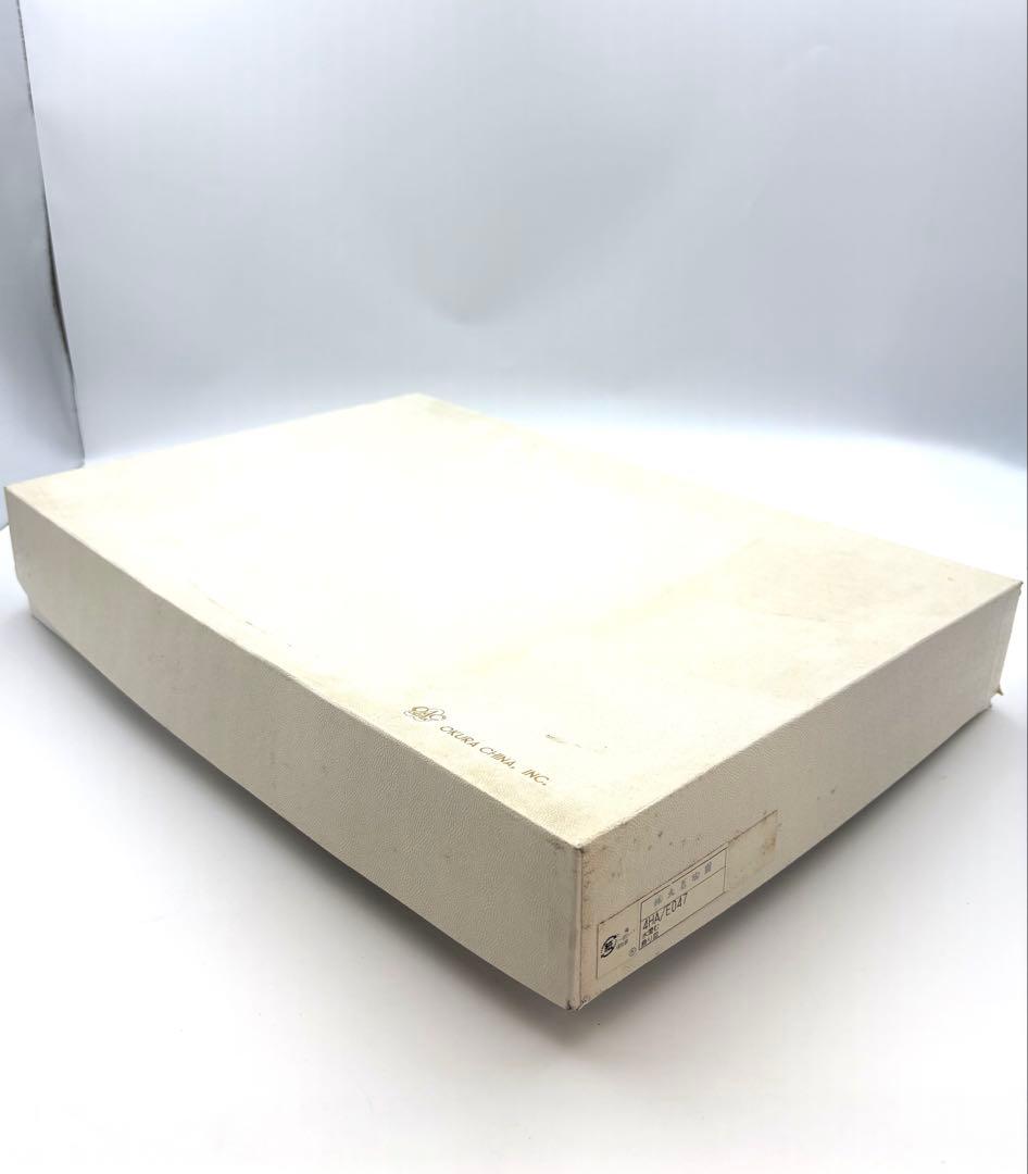 未使用保管品　大倉陶園　川蝉風景画　飾皿「水澄む」　47.7cmプレート