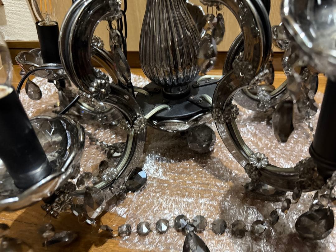 エレガントなクリスタルシャンデリア 5灯