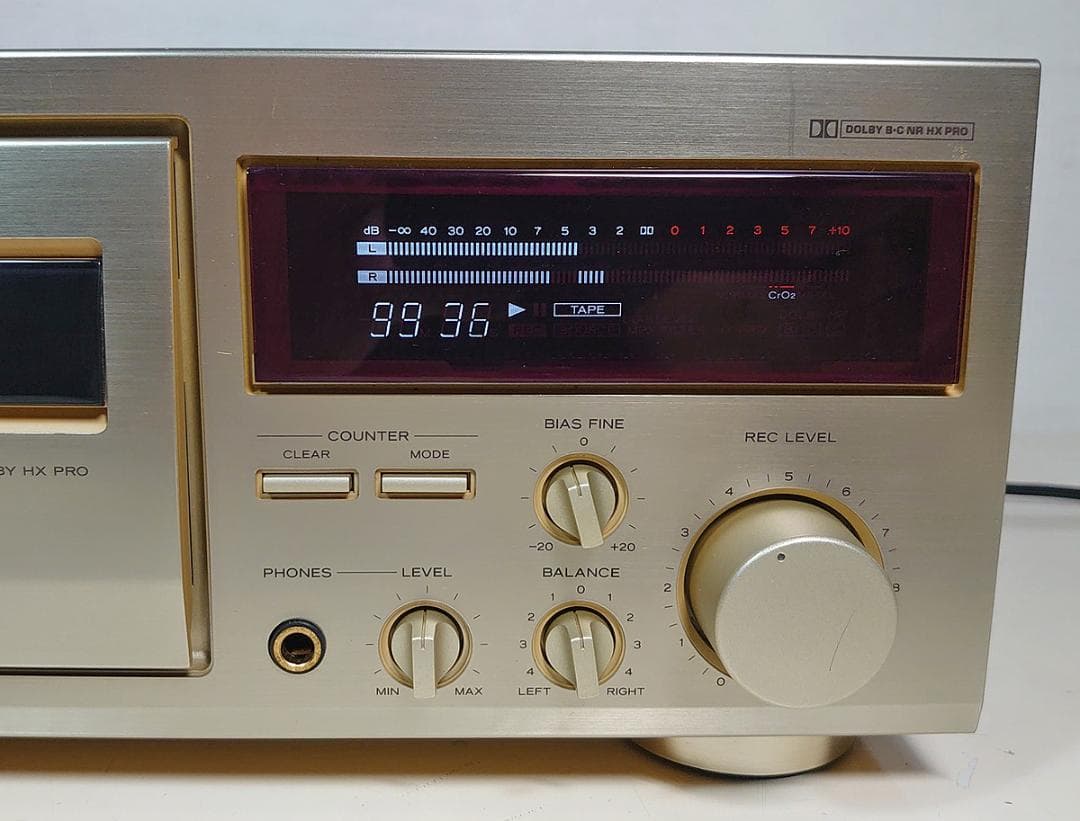 【オーバーホール品】TEAC カセットデッキ「V-1050」再生・録音動作OK★